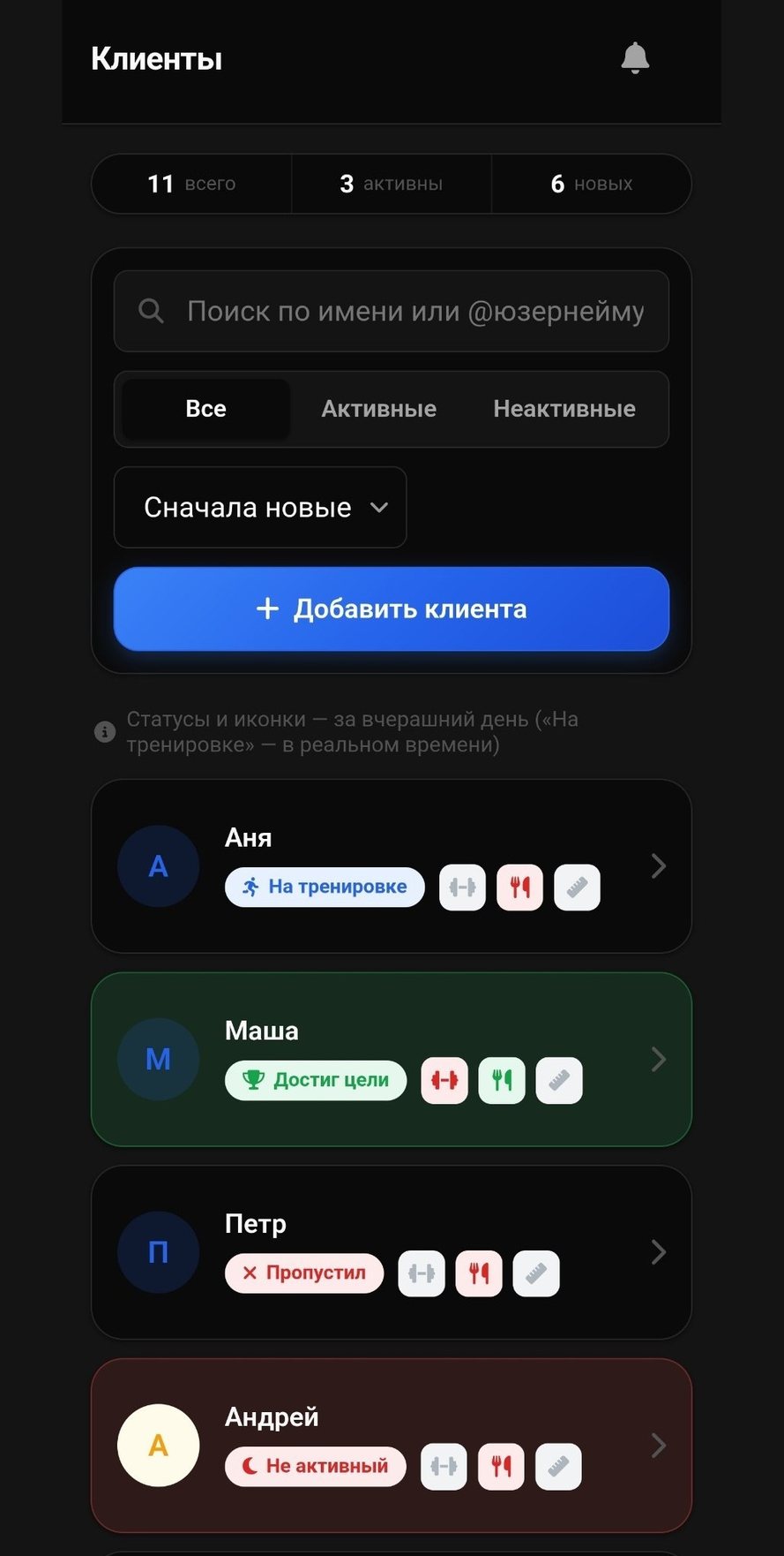 Client list